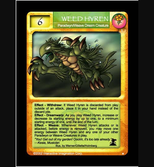 Weed Hyren - Paradwyn